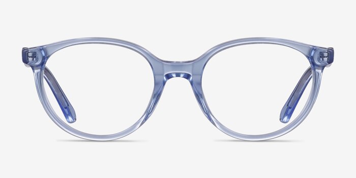 Trust Clear Blue Acetate Eyeglass Frames from EyeBuyDirect