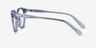 Trust Clear Blue AcetateEyeglass Frames from EyeBuyDirect, Side View