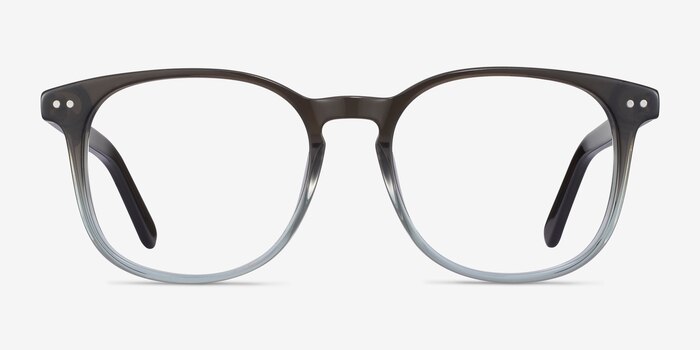 Ander Gray Clear Acetate Eyeglass Frames from EyeBuyDirect