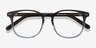 Ander Gray Clear AcetateEyeglass Frames from EyeBuyDirect, Closed View