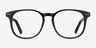 Ander Noir AcétateMontures de lunettes de vue d'EyeBuyDirect, Vue de Face