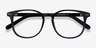 Ander Noir AcétateMontures de lunettes de vue d'EyeBuyDirect, Vue Rapprochée