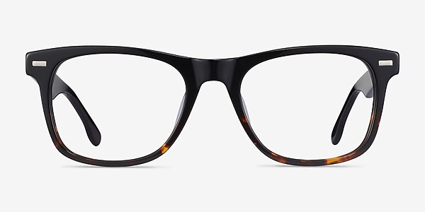 Caster Black Tortoise Acétate Montures de lunettes de vue