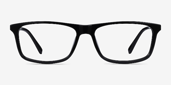 Intent Black Acetate Eyeglass Frames