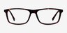Intent Tortoise AcetateEyeglass Frames from EyeBuyDirect, Front View