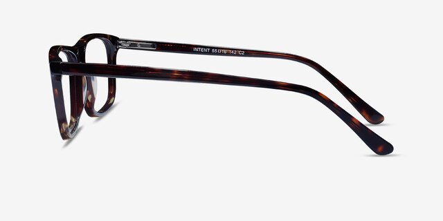 Intent Tortoise AcetateEyeglass Frames from EyeBuyDirect, Side View