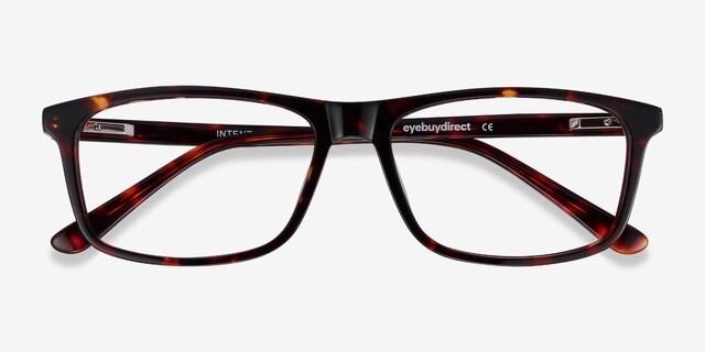 Intent Tortoise AcetateEyeglass Frames from EyeBuyDirect, Closed View