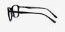 Versa Black AcetateEyeglass Frames from EyeBuyDirect, Side View