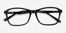 Versa Black AcetateEyeglass Frames from EyeBuyDirect, Closed View