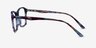 Versa Purple Floral AcetateEyeglass Frames from EyeBuyDirect, Side View