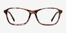 Versa Brown Floral AcetateEyeglass Frames from EyeBuyDirect, Front View