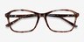 Versa Brown Floral AcetateEyeglass Frames from EyeBuyDirect, Closed View
