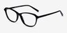 Ciencia Black AcetateEyeglass Frames from EyeBuyDirect, Angle View