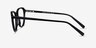 Ciencia Black AcetateEyeglass Frames from EyeBuyDirect, Side View