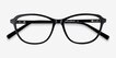 Ciencia Black AcetateEyeglass Frames from EyeBuyDirect, Closed View
