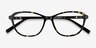 Ciencia Green Floral AcetateEyeglass Frames from EyeBuyDirect, Closed View