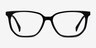 Reverb Black AcetateEyeglass Frames from EyeBuyDirect, Front View