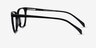 Reverb Black AcetateEyeglass Frames from EyeBuyDirect, Side View