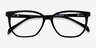 Reverb Black AcetateEyeglass Frames from EyeBuyDirect, Closed View