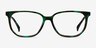 Reverb Green Tortoise AcetateEyeglass Frames from EyeBuyDirect, Front View