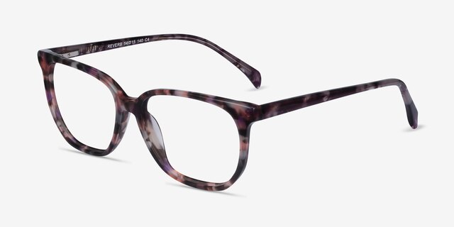 Reverb Floral AcetateEyeglass Frames from EyeBuyDirect, Angle View