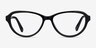 Misha Black AcetateEyeglass Frames from EyeBuyDirect, Front View