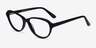 Misha Black AcetateEyeglass Frames from EyeBuyDirect, Angle View
