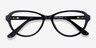 Misha Black AcetateEyeglass Frames from EyeBuyDirect, Closed View