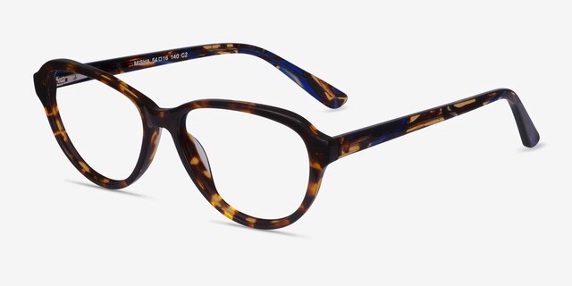 Misha Tortoise AcetateEyeglass Frames from EyeBuyDirect, Angle View