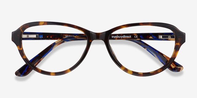 Misha Tortoise AcetateEyeglass Frames from EyeBuyDirect, Closed View
