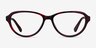 Misha Red Tortoise AcetateEyeglass Frames from EyeBuyDirect, Front View