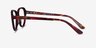 Misha Red Tortoise AcetateEyeglass Frames from EyeBuyDirect, Side View