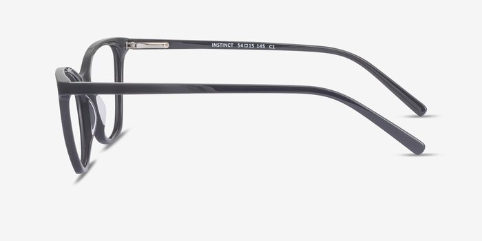Instinct Noir Acétate Montures de lunettes de vue d'EyeBuyDirect