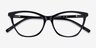Instinct Black AcetateEyeglass Frames from EyeBuyDirect, Closed View