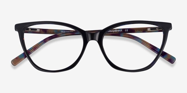 Instinct Floral AcetateEyeglass Frames from EyeBuyDirect, Closed View