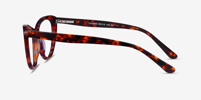 Yvonne Brown Floral AcetateEyeglass Frames from EyeBuyDirect, Side View