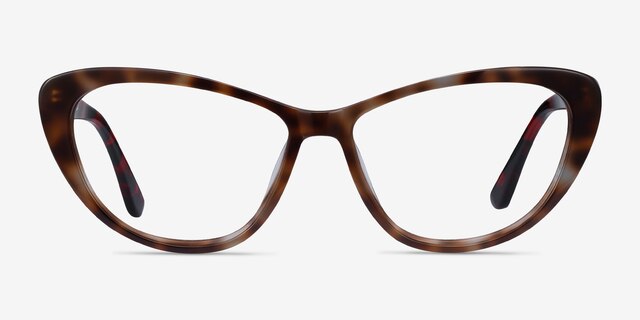 Yvonne Floral AcetateEyeglass Frames from EyeBuyDirect, Front View