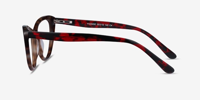Yvonne Floral AcetateEyeglass Frames from EyeBuyDirect, Side View