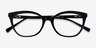 Sigilo Black AcetateEyeglass Frames from EyeBuyDirect, Closed View