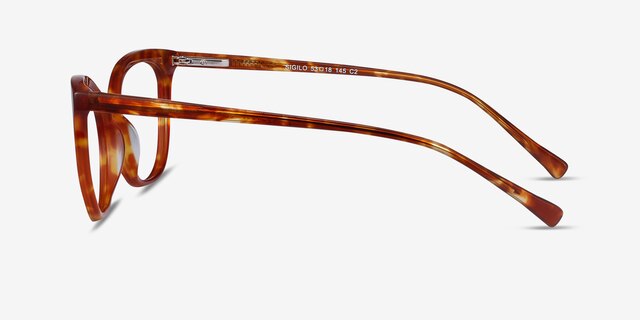 Sigilo Tortoise AcetateEyeglass Frames from EyeBuyDirect, Side View