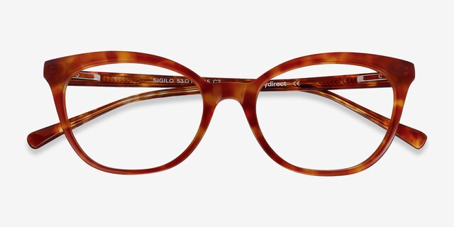 Sigilo Tortoise AcetateEyeglass Frames from EyeBuyDirect, Closed View