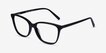 Arte Black AcetateEyeglass Frames from EyeBuyDirect, Angle View