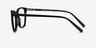 Arte Black AcetateEyeglass Frames from EyeBuyDirect, Side View