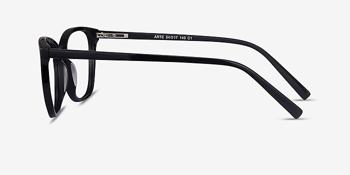 Arte Black Acetate Eyeglass Frames from EyeBuyDirect