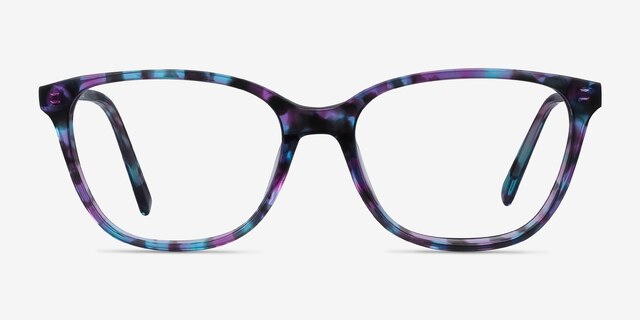 Arte Purple Tortoise AcetateEyeglass Frames from EyeBuyDirect, Front View