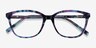 Arte Purple Tortoise AcetateEyeglass Frames from EyeBuyDirect, Closed View