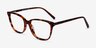 Arte Tortoise AcetateEyeglass Frames from EyeBuyDirect, Angle View