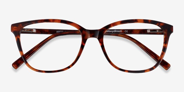 Arte Tortoise AcetateEyeglass Frames from EyeBuyDirect, Closed View