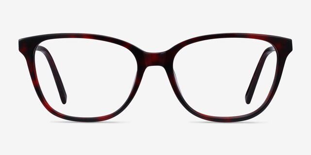 Arte Red Tortoise AcétateMontures de lunettes de vue d'EyeBuyDirect, Vue de Face