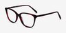 Arte Red Tortoise AcétateMontures de lunettes de vue d'EyeBuyDirect, Vue d'Angle